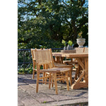 Lade das Bild in den Galerie-Viewer, Luxuriöses 2er Teakholz Gartenstuhl-Set Capri – Armlehnenfrei, Robust, Wetterfest
