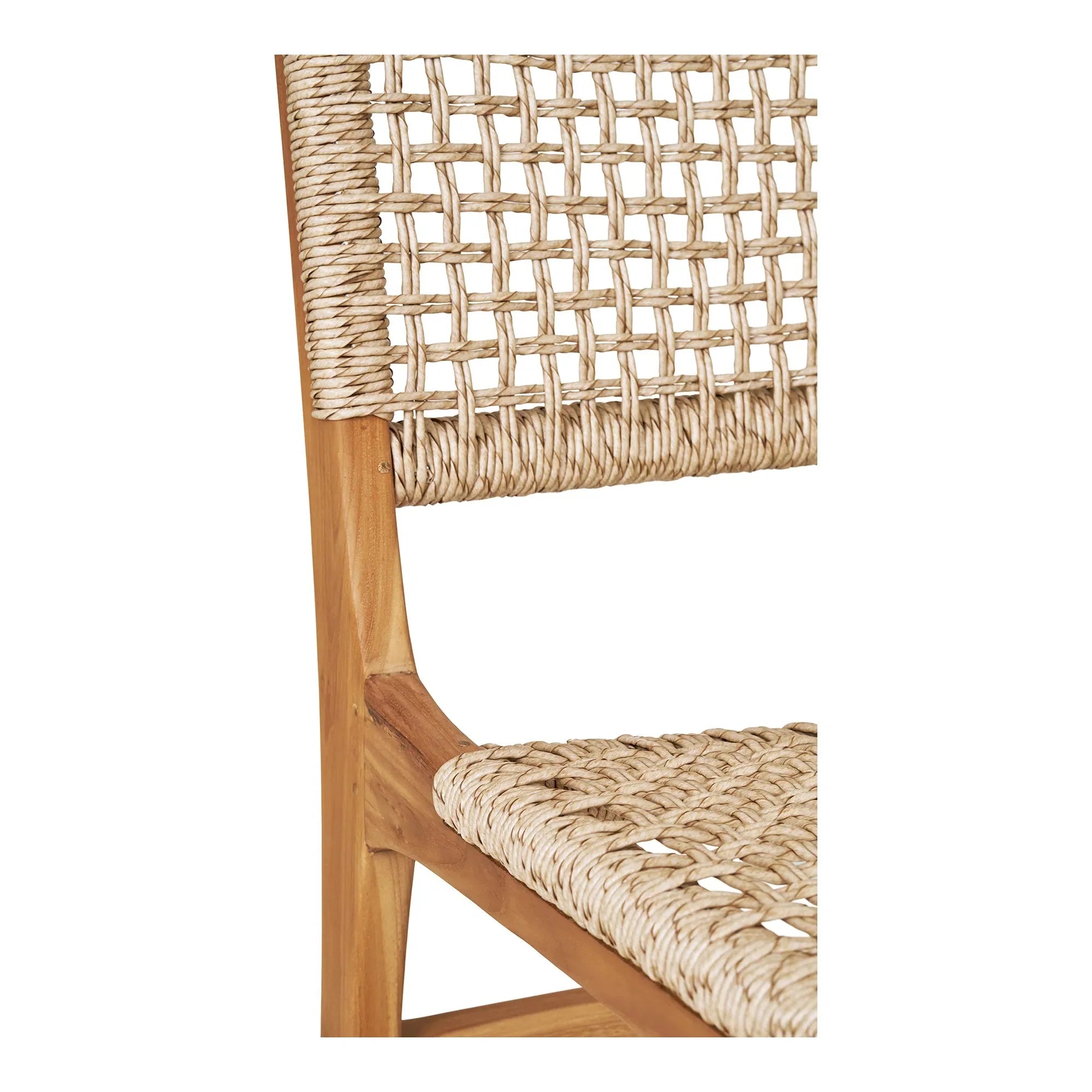 Luxuriöses 2er Teakholz Gartenstuhl-Set Capri – Armlehnenfrei, Robust, Wetterfest
