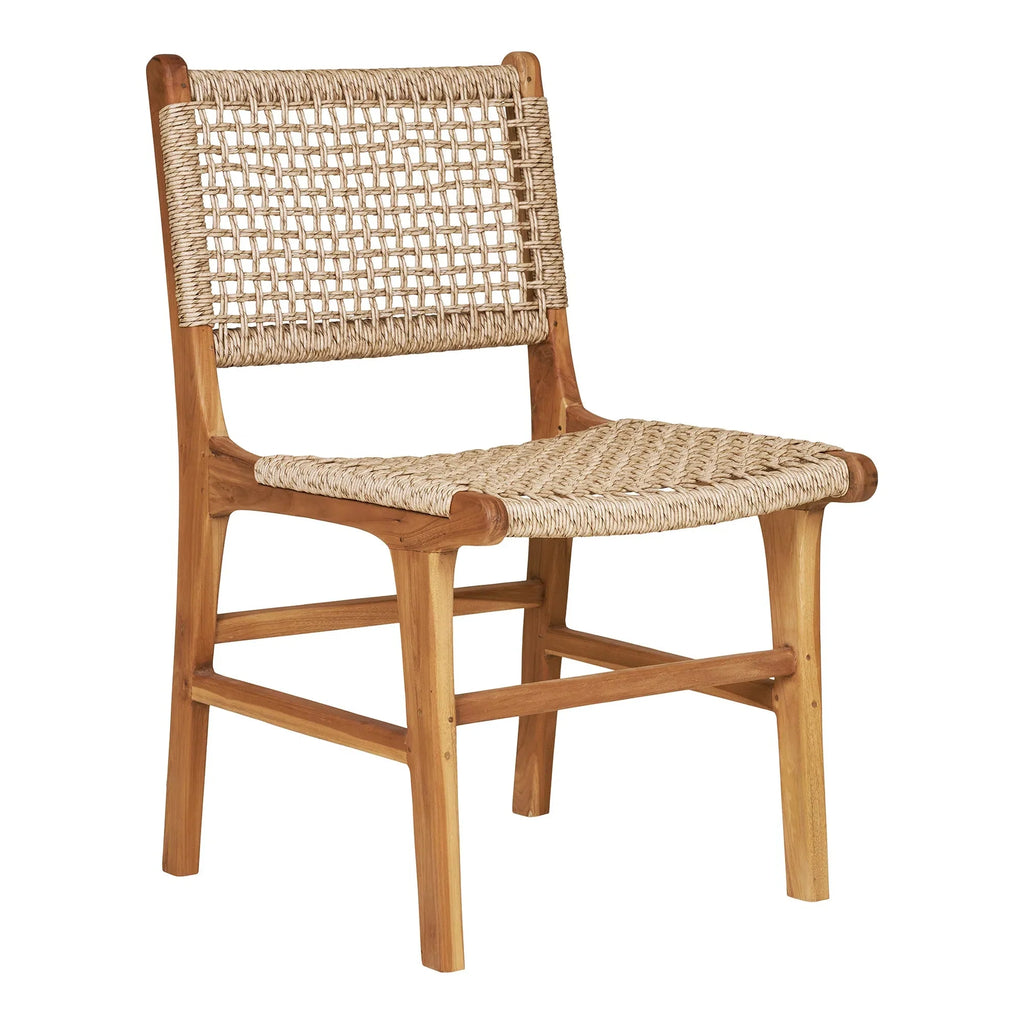Luxuriöses 2er Teakholz Gartenstuhl-Set Capri – Armlehnenfrei, Robust, Wetterfest