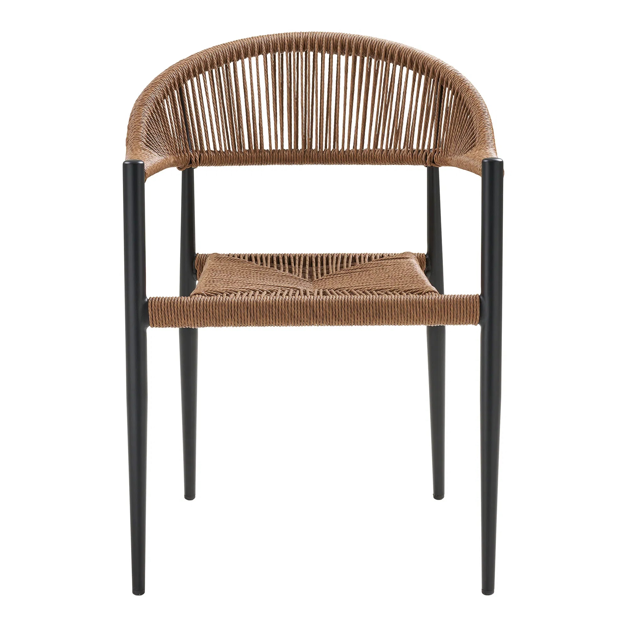 Luxuriöses 2er Set Gartenstuhl Canaria: Bequemer Aluminium Rattan Stuhl Outdoor