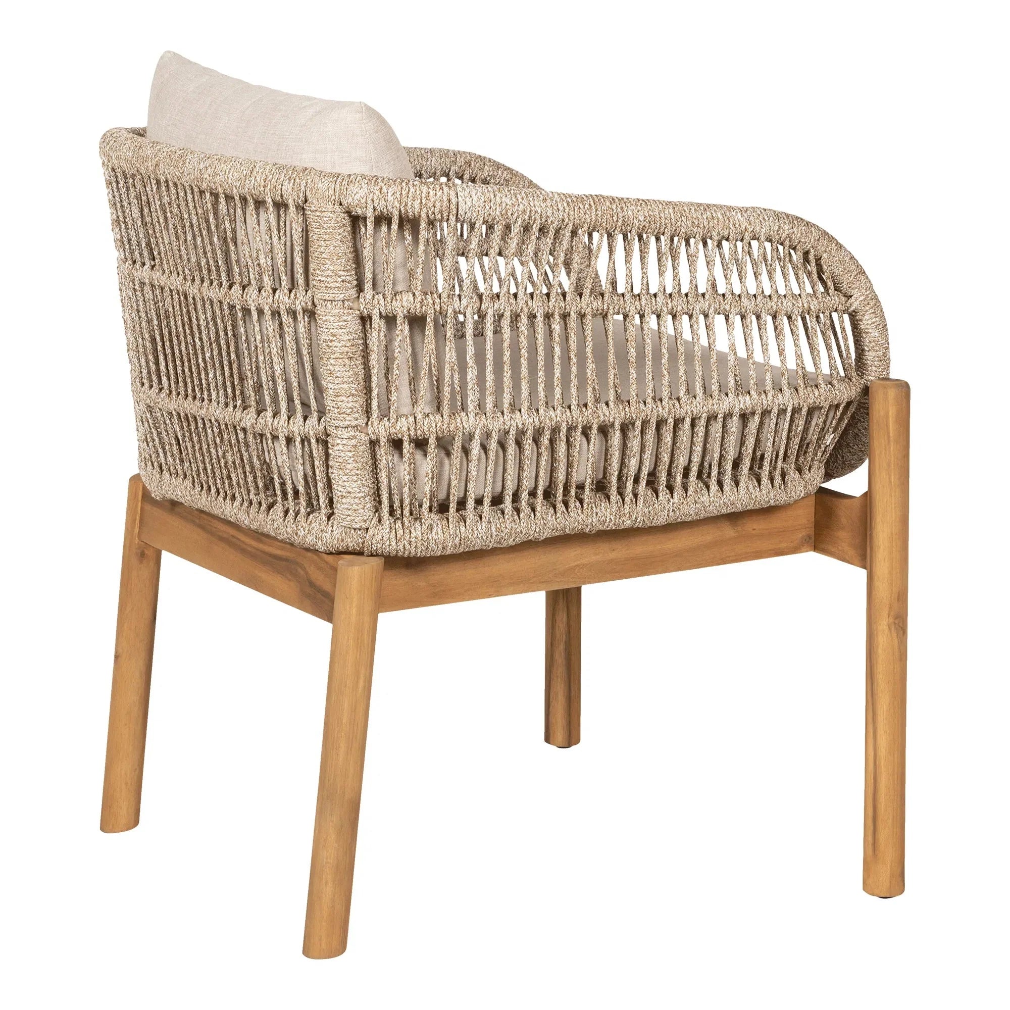 Wetterfester Akazienholz Gartenstuhl Sorrento 2er Set für Gemütliche Outdoor-Momente
