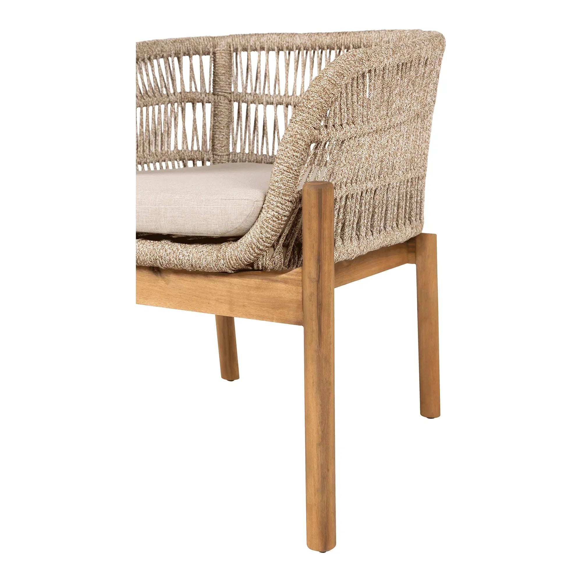 Wetterfester Akazienholz Gartenstuhl Sorrento 2er Set für Gemütliche Outdoor-Momente
