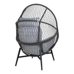 Lade das Bild in den Galerie-Viewer, Marano Polyrattan Loungesessel mit Kissen – Outdoor Garten Sessel Wetterfest Komfortabel
