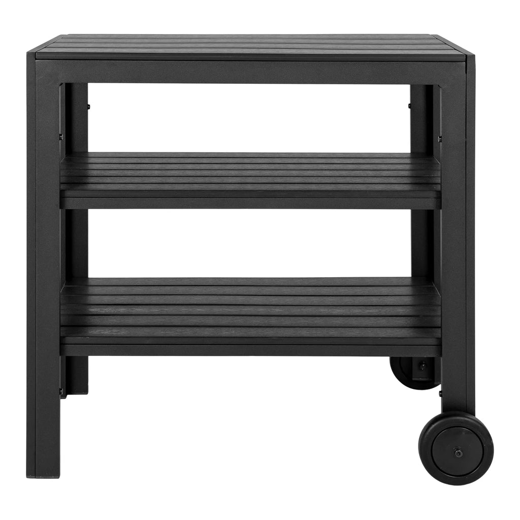 Eleganter Rivano Aluminium Servierwagen für Garten & Terrasse – Rollbar & Wetterfest