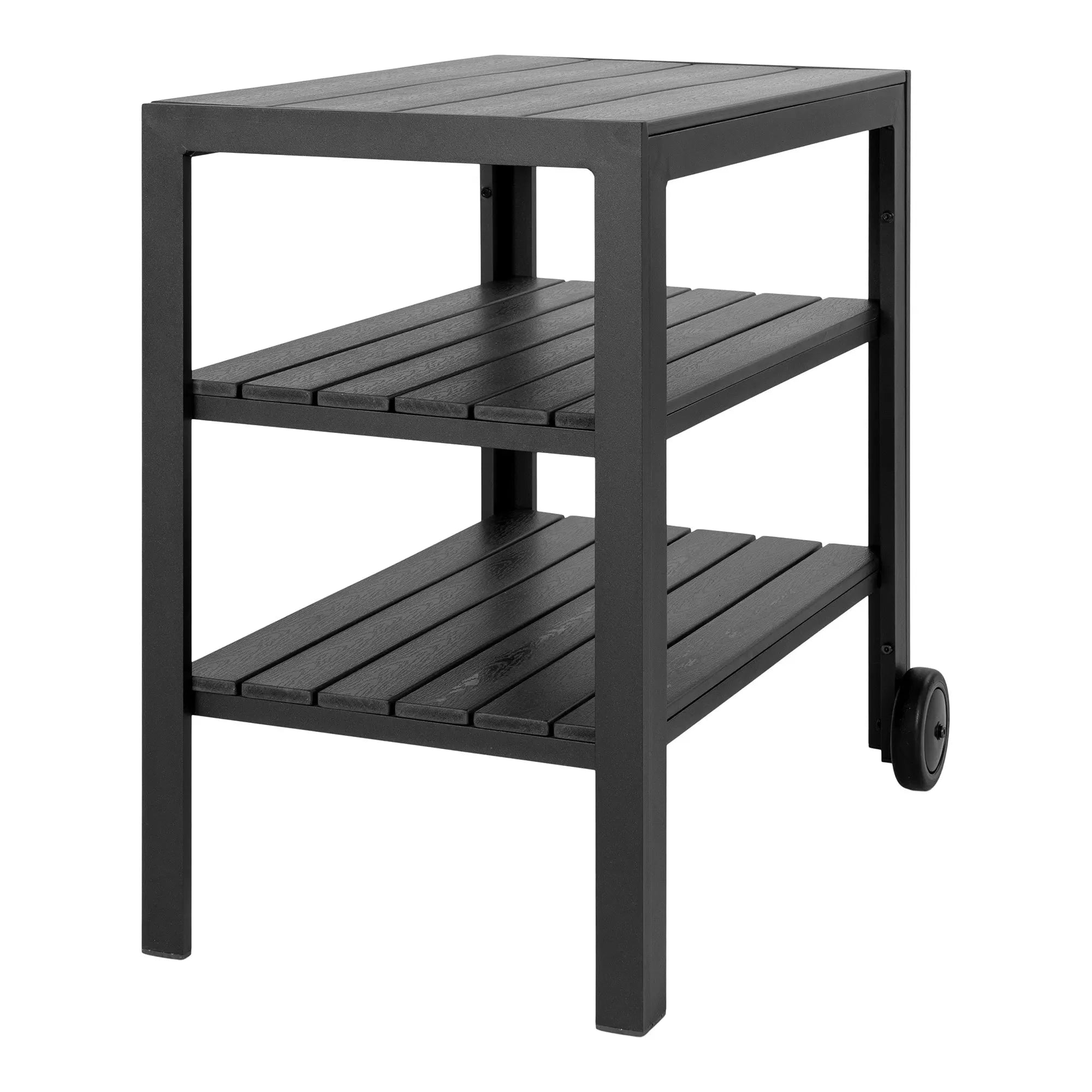 Eleganter Rivano Aluminium Servierwagen für Garten & Terrasse – Rollbar & Wetterfest