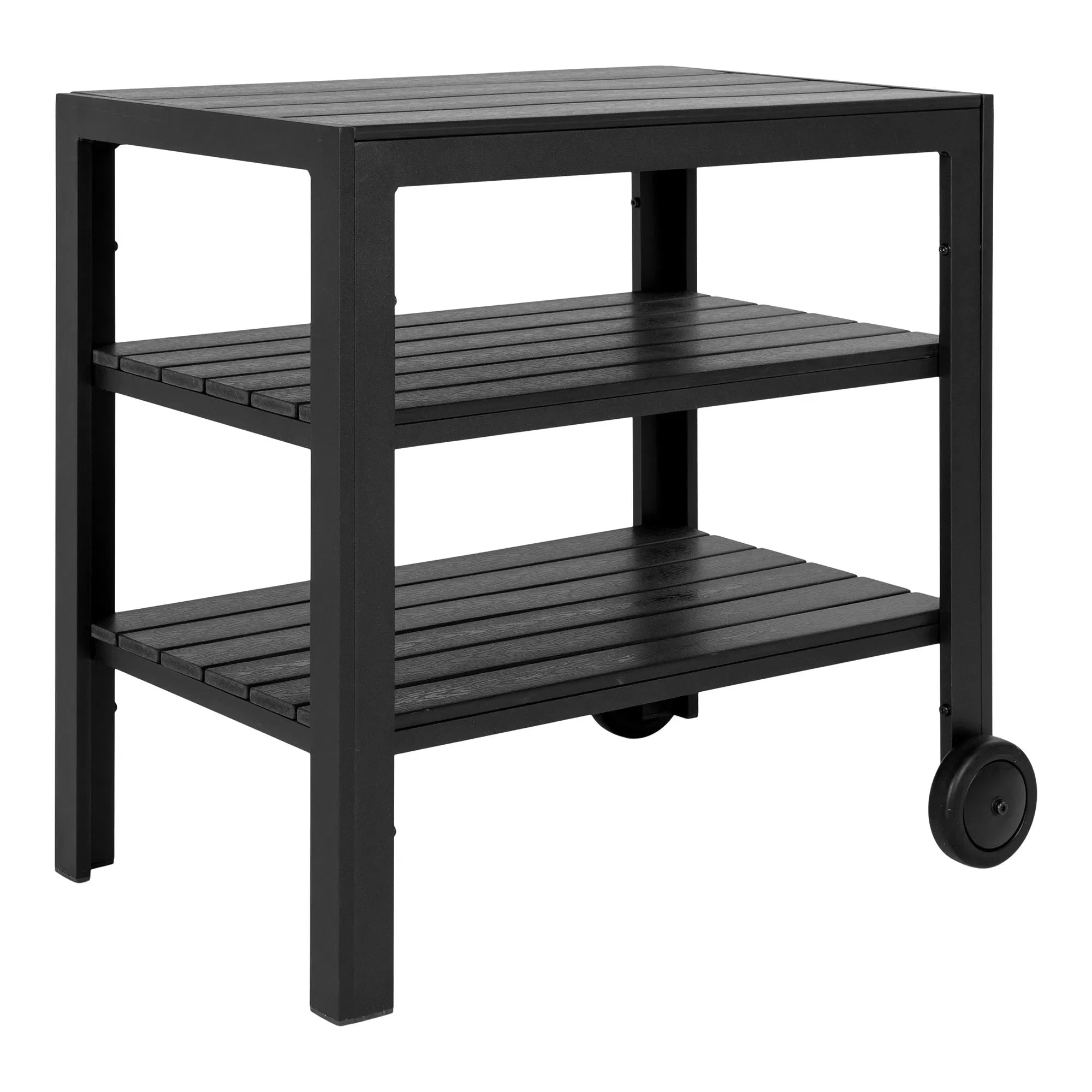 Eleganter Rivano Aluminium Servierwagen für Garten & Terrasse – Rollbar & Wetterfest