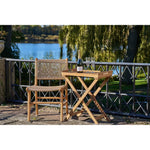 Lade das Bild in den Galerie-Viewer, Riviera Teakholz-Beistelltisch mit abnehmbarem Tablett für Garten und Balkon
