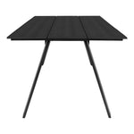 Lade das Bild in den Galerie-Viewer, Sina Großer Gartentisch Nonwood Aluminium Schwarz – Wetterfest, Modern, Robust, 220x100 cm
