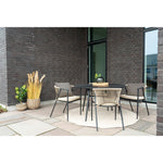 Lade das Bild in den Galerie-Viewer, Eleganter Garten Esstisch Linda Ø120cm – Robuster Nonwood-Tisch für Outdoor-Dining
