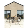 Eleganter Garten Esstisch Linda Ø120cm – Robuster Nonwood-Tisch für Outdoor-Dining