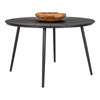 Eleganter Garten Esstisch Linda Ø120cm – Robuster Nonwood-Tisch für Outdoor-Dining