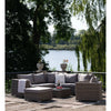 Luxuriöses Polyrattan Garten Lounge Set Palermo: Wetterfest, Elegant, Komfortabel für Outdoor-Oasen