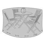 Lade das Bild in den Galerie-Viewer, Veltano™ Premium Gartentisch-Stuhl Schutzhülle Ø185 cm – Wasserdicht, UV-beständig, Robust
