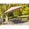 Arezzo Pro Sonnenschirm: 360° Drehbarer Luxus-Gartenschirm mit UV-Schutz