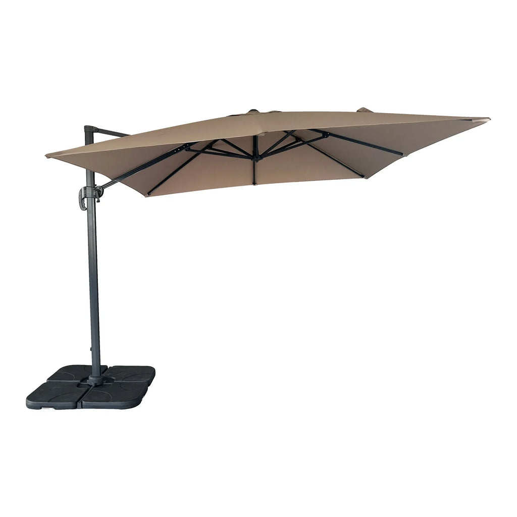 Arezzo Pro Sonnenschirm: 360° Drehbarer Luxus-Gartenschirm mit UV-Schutz