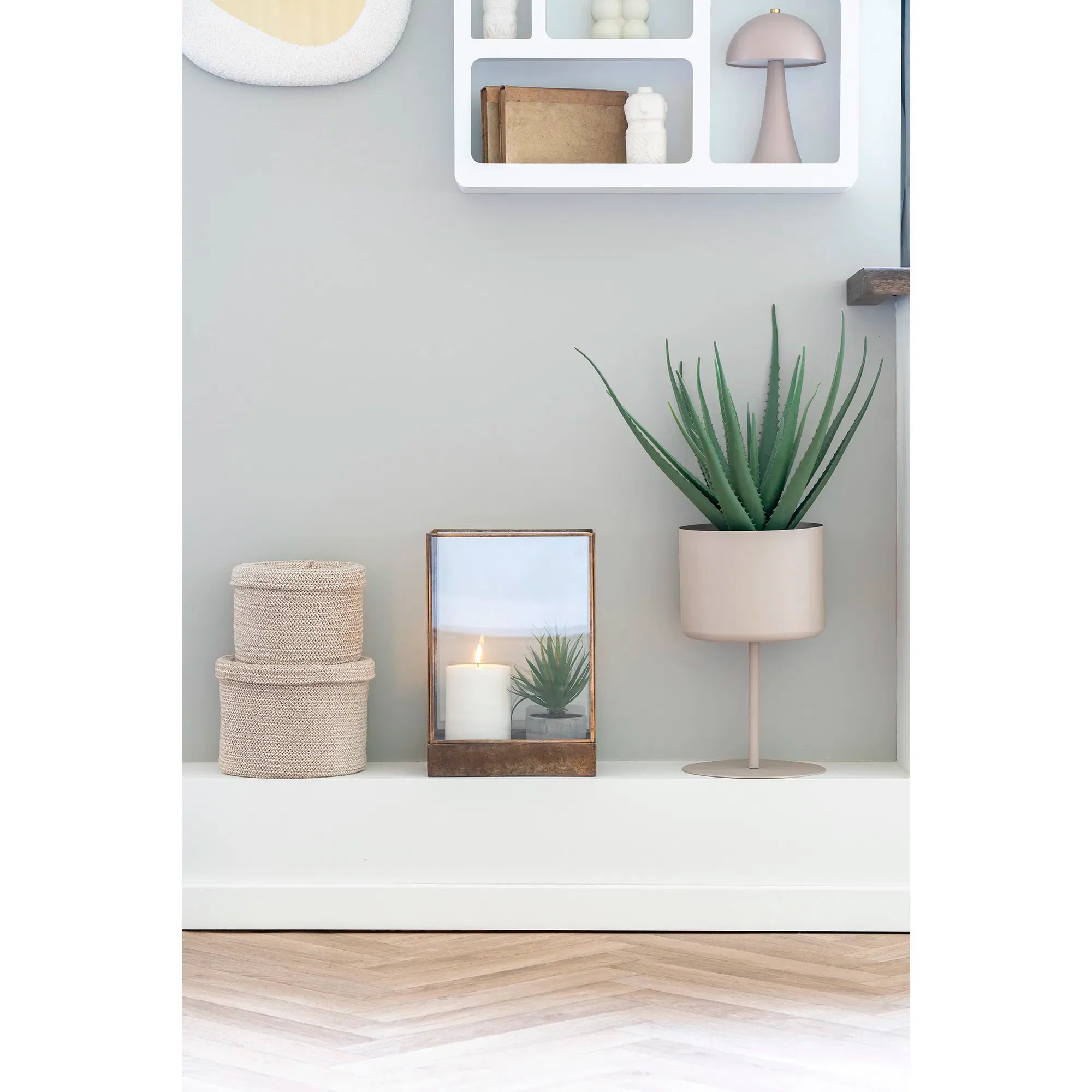 Elegante Künstliche Aloe Vera Pflanze 51cm – Pflegeleicht, Modern, Zeitlos Schick