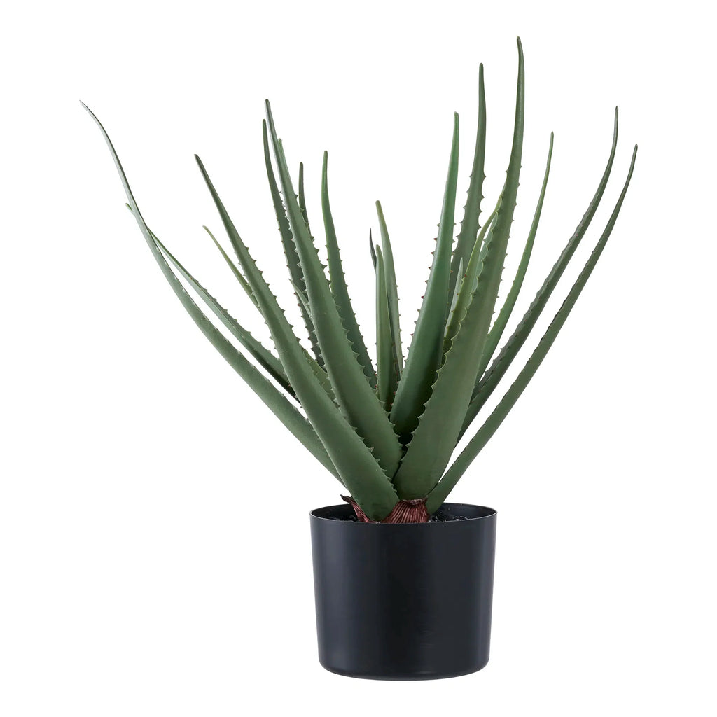 Elegante Künstliche Aloe Vera Pflanze 51cm – Pflegeleicht, Modern, Zeitlos Schick