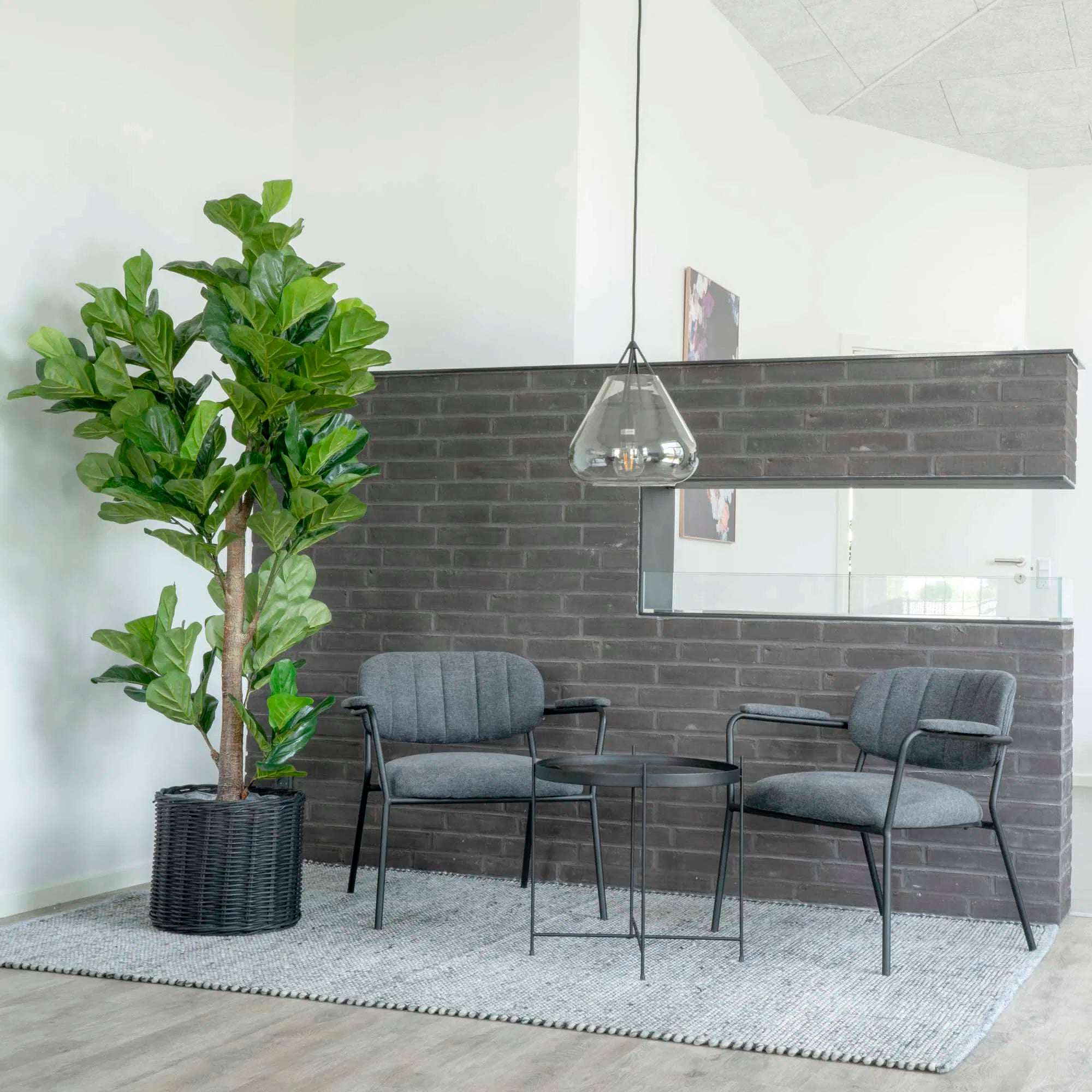 Premium Künstlicher Fiddle Leaf Tree 190 cm XL Naturgetreuer Dschungel-Look