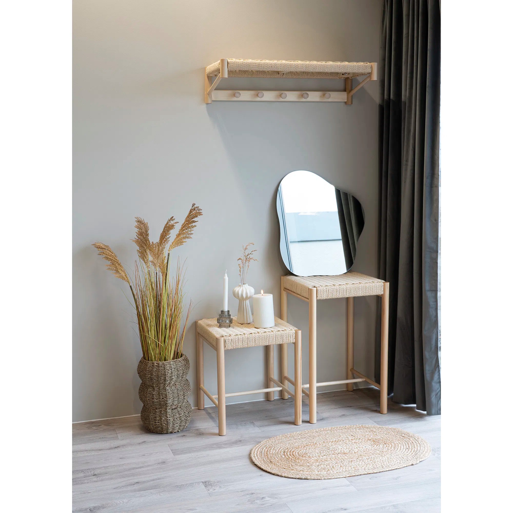 Edle Künstliche Sorghumgras Pflanze 110 cm – Naturgetreuer Look & Pflegeleicht