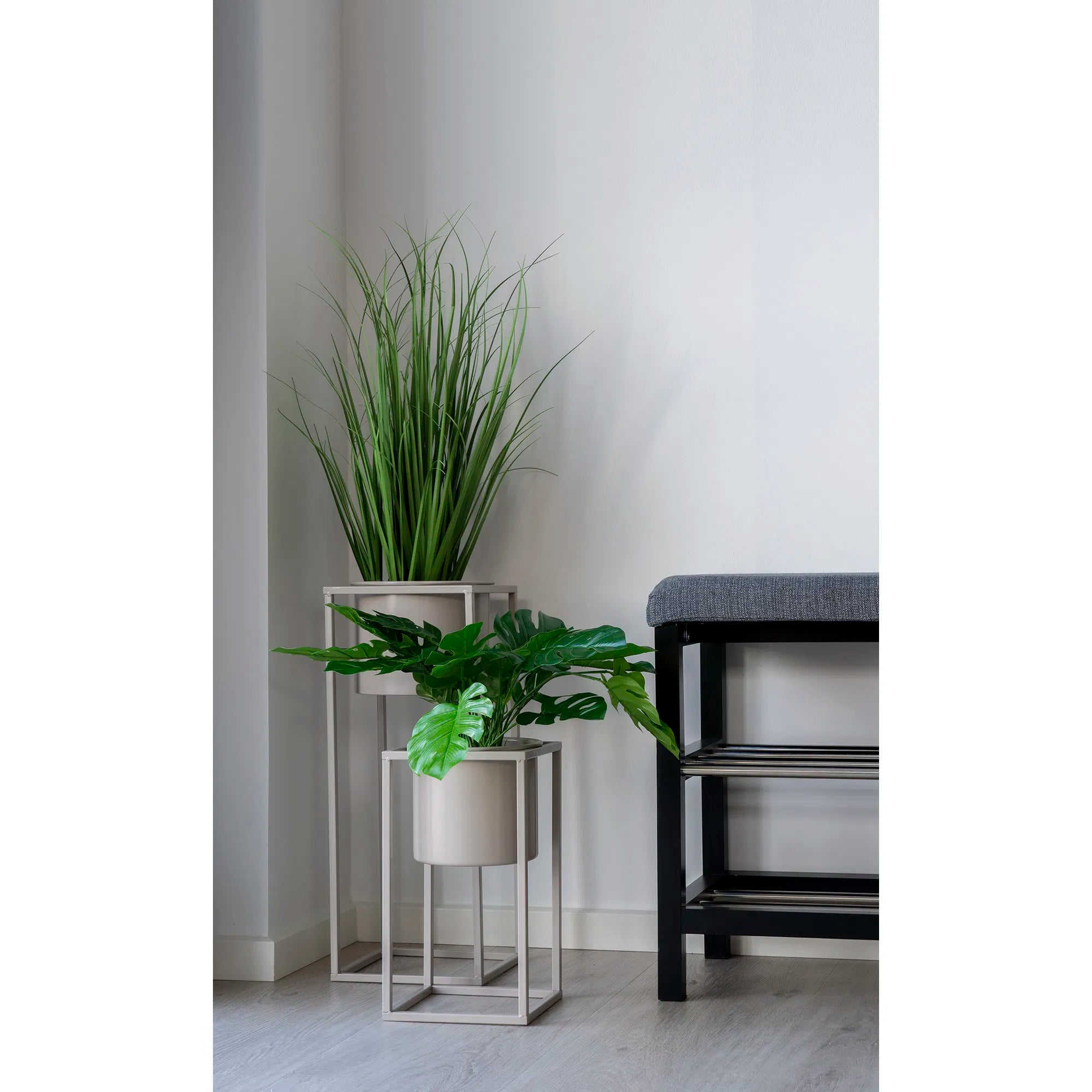 Realistisch aussehende Kunstpflanze Poa Gras 68cm – Pflegeleicht, Modern, Dekorativ, Grün
