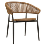 Lade das Bild in den Galerie-Viewer, Elegantes 4er-Set Gartenstuhl Liana: Robustes Seil-Design für Outdoor-Oasen

