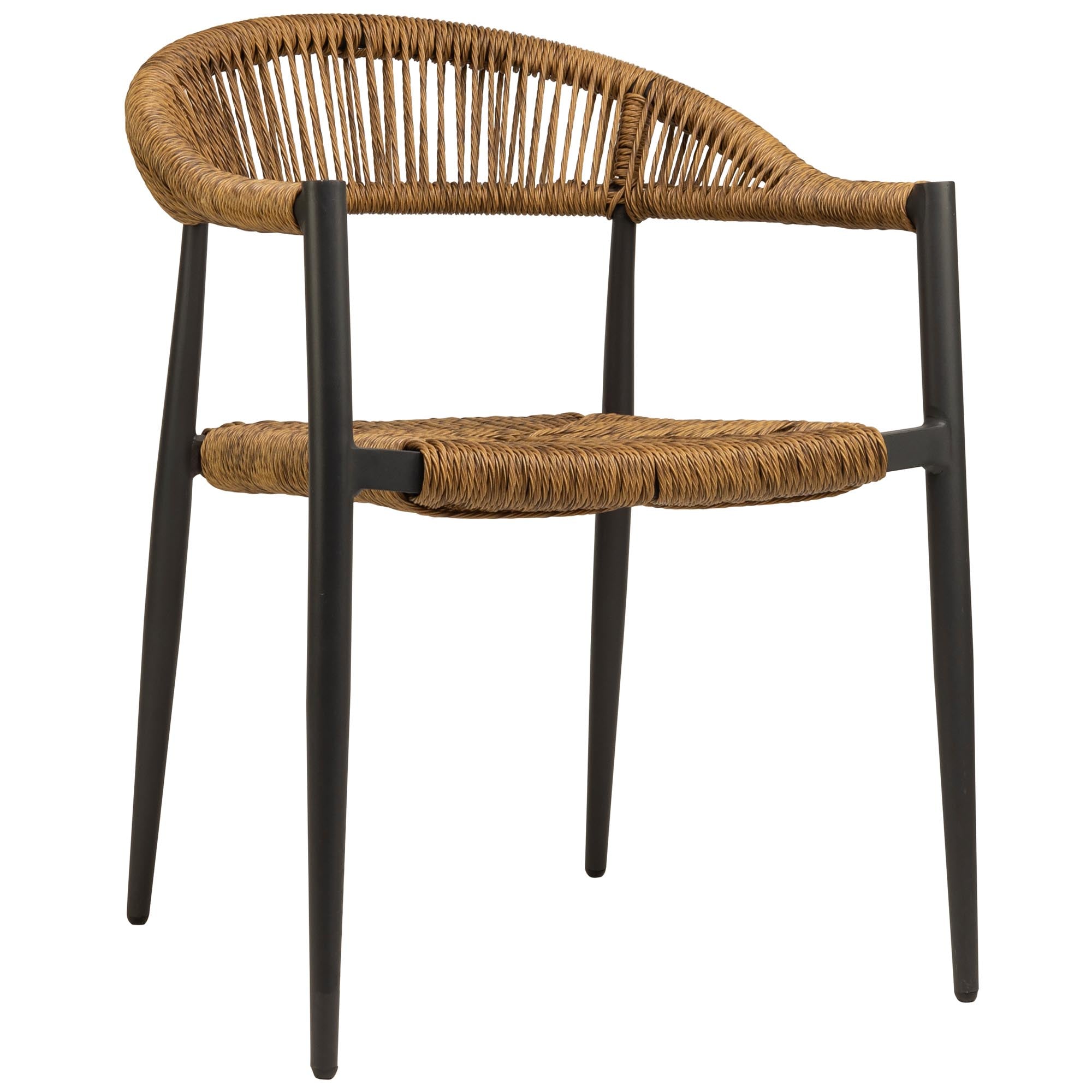 Kira Seil Design Gartenstuhl 4er Set – Elegante Outdoor Stühle für Terrasse & Balkon