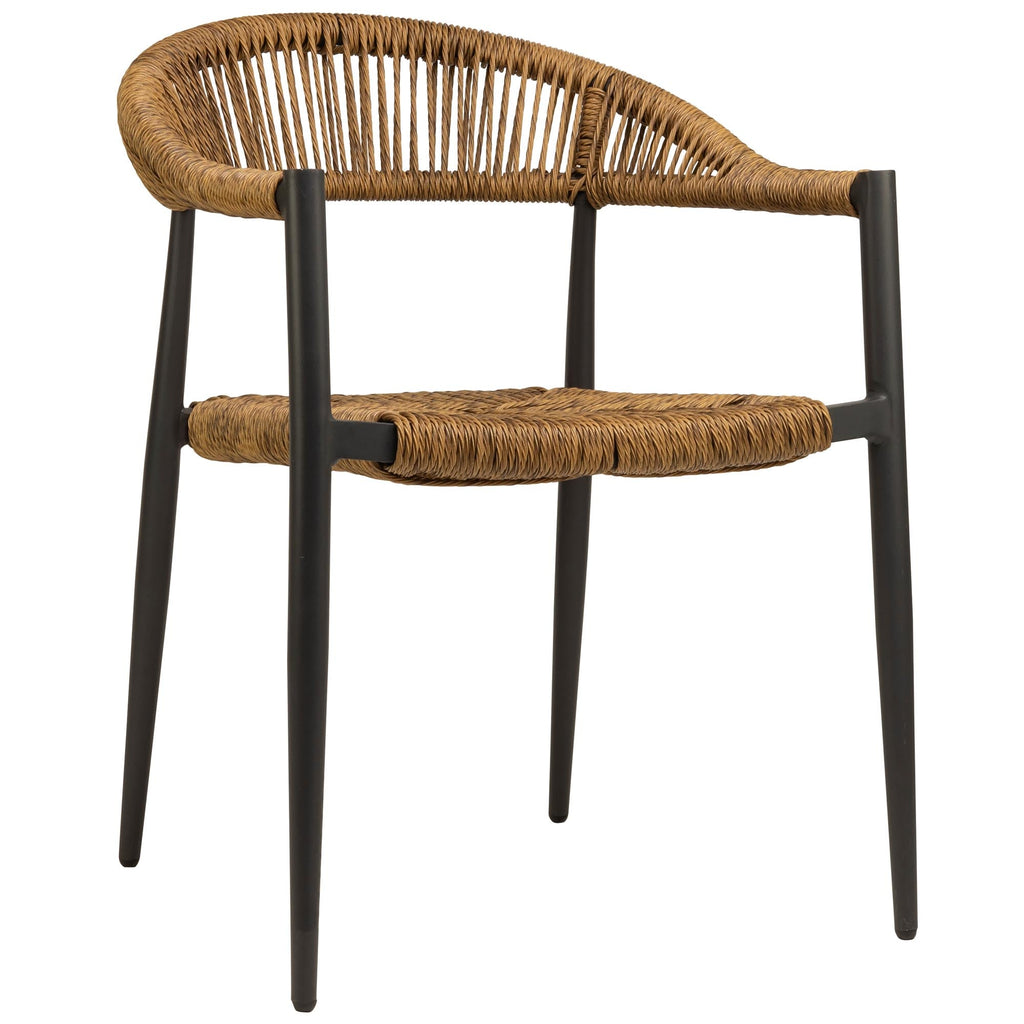 Kira Seil Design Gartenstuhl 4er Set – Elegante Outdoor Stühle für Terrasse & Balkon
