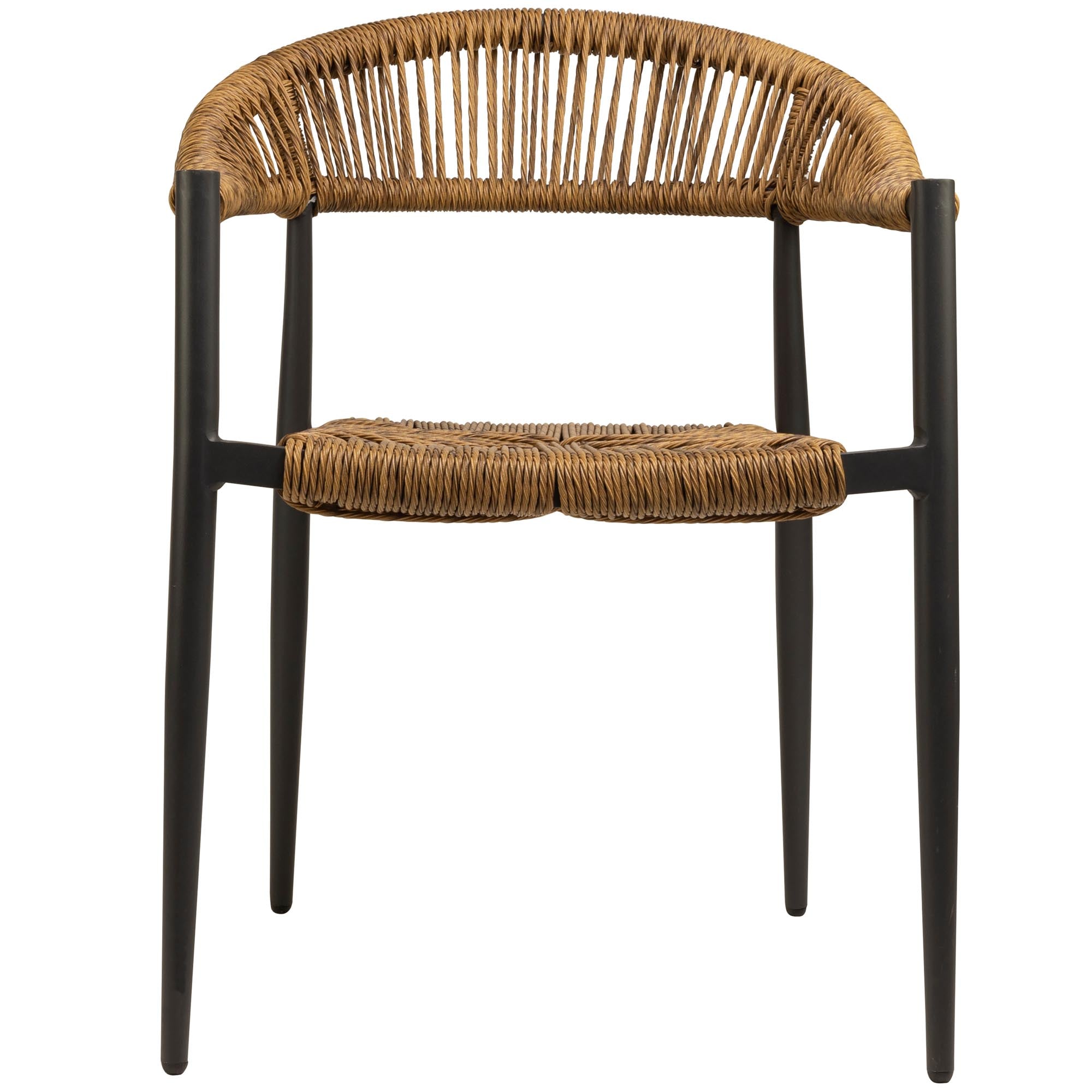 Kira Seil Design Gartenstuhl 4er Set – Elegante Outdoor Stühle für Terrasse & Balkon