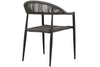 Kira Seil Design Gartenstuhl 4er Set – Elegante Outdoor Stühle für Terrasse & Balkon