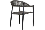 Lade das Bild in den Galerie-Viewer, Kira Seil Design Gartenstuhl 4er Set – Elegante Outdoor Stühle für Terrasse &amp; Balkon

