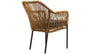 4er Set Baleric Gartenstuhl Modernes Seil-Design, Bequemer Outdoor Esszimmerstuhl, Wetterfest