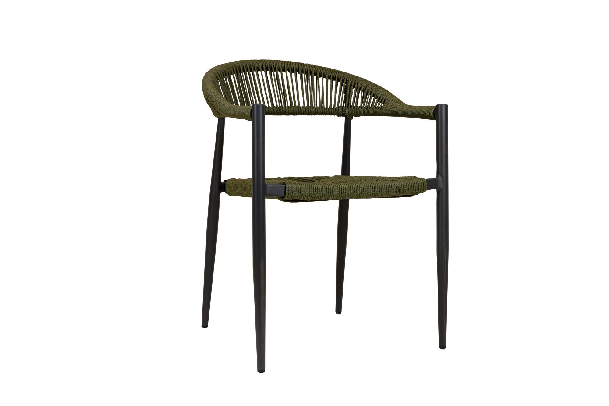 Kira Seil Design Gartenstuhl 4er Set – Elegante Outdoor Stühle für Terrasse & Balkon