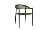 Lade das Bild in den Galerie-Viewer, Kira Seil Design Gartenstuhl 4er Set – Elegante Outdoor Stühle für Terrasse &amp; Balkon
