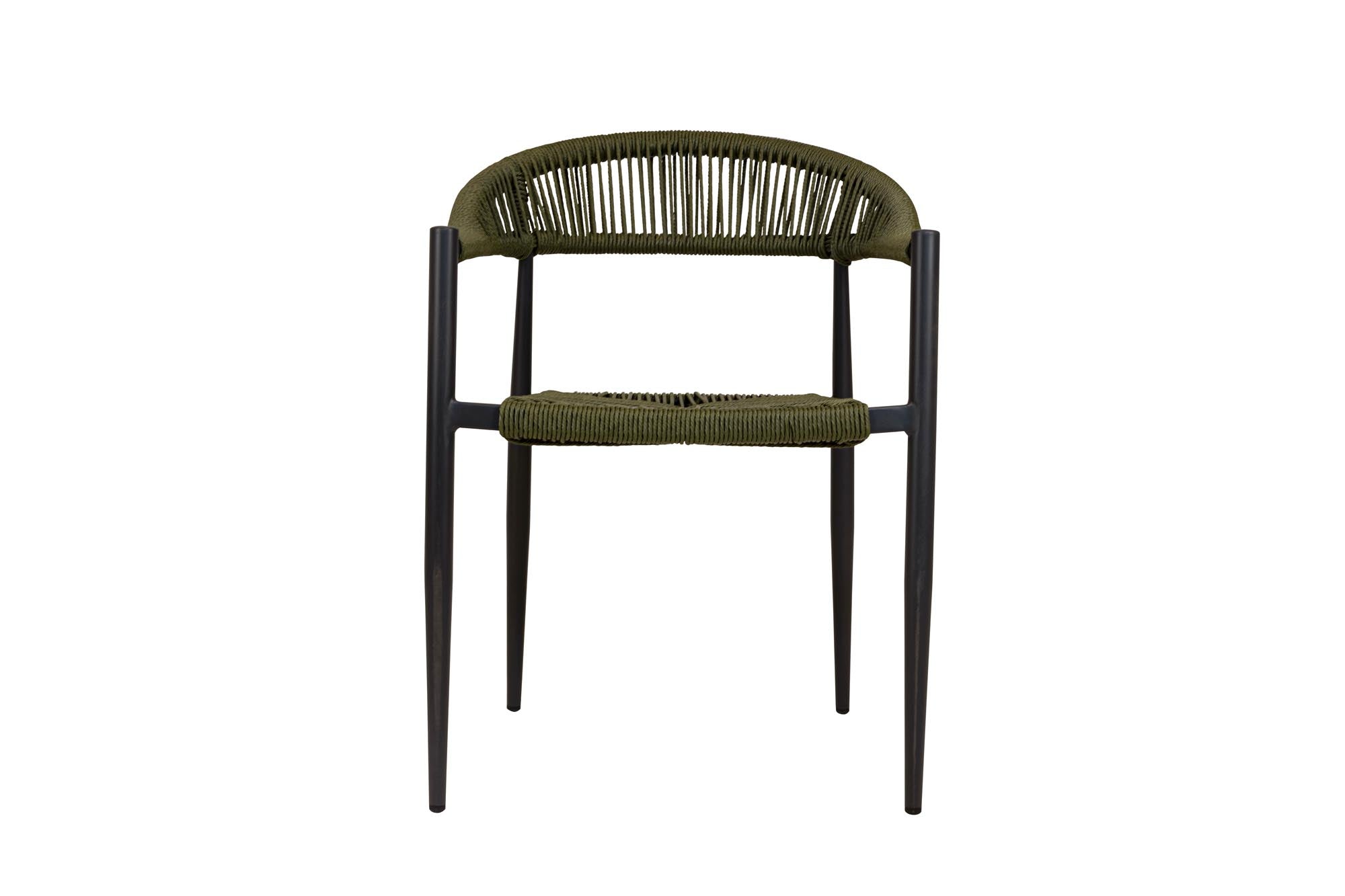 Kira Seil Design Gartenstuhl 4er Set – Elegante Outdoor Stühle für Terrasse & Balkon
