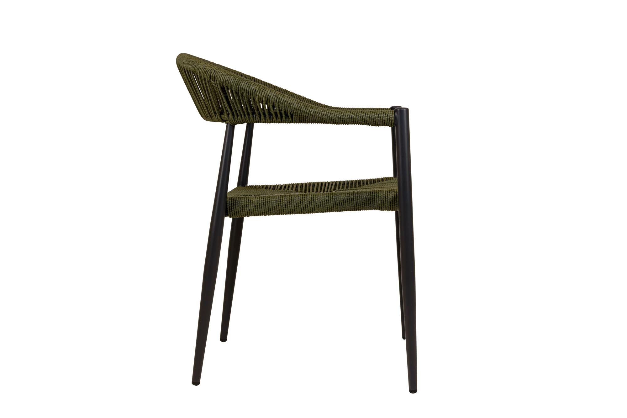 Kira Seil Design Gartenstuhl 4er Set – Elegante Outdoor Stühle für Terrasse & Balkon