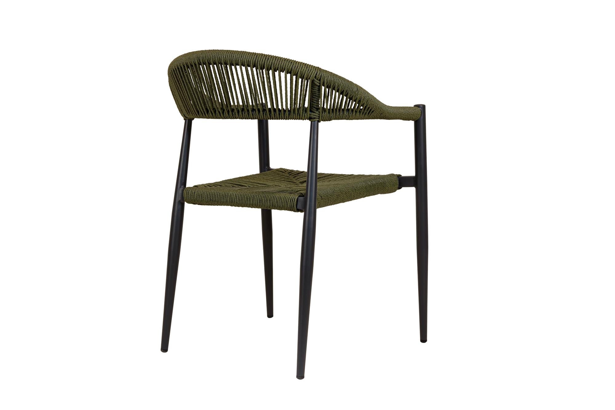 Kira Seil Design Gartenstuhl 4er Set – Elegante Outdoor Stühle für Terrasse & Balkon