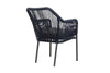 4er Set Gartenstuhl Leona Seildesign: Stilvolle Outdoor-Sessel für Garten und Terrasse