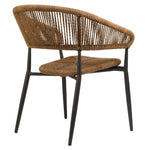 Lade das Bild in den Galerie-Viewer, Elegantes 4er-Set Gartenstuhl Liana: Robustes Seil-Design für Outdoor-Oasen
