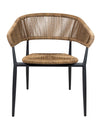 Modernes 4er Gartenstuhl-Set Liana Seilgeflecht Outdoor: Robust, Bequem, Stilvoll