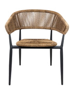 Lade das Bild in den Galerie-Viewer, Elegantes 4er-Set Gartenstuhl Liana: Robustes Seil-Design für Outdoor-Oasen
