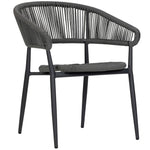 Lade das Bild in den Galerie-Viewer, Elegantes 4er-Set Gartenstuhl Liana: Robustes Seil-Design für Outdoor-Oasen
