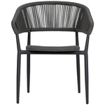 Lade das Bild in den Galerie-Viewer, Elegantes 4er-Set Gartenstuhl Liana: Robustes Seil-Design für Outdoor-Oasen
