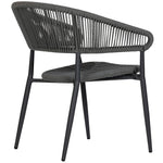 Lade das Bild in den Galerie-Viewer, Elegantes 4er-Set Gartenstuhl Liana: Robustes Seil-Design für Outdoor-Oasen
