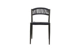 Lade das Bild in den Galerie-Viewer, Elegantes 4er Set Gartenstuhl Kira: Modernes Seil-Design für Outdoor-Oasen
