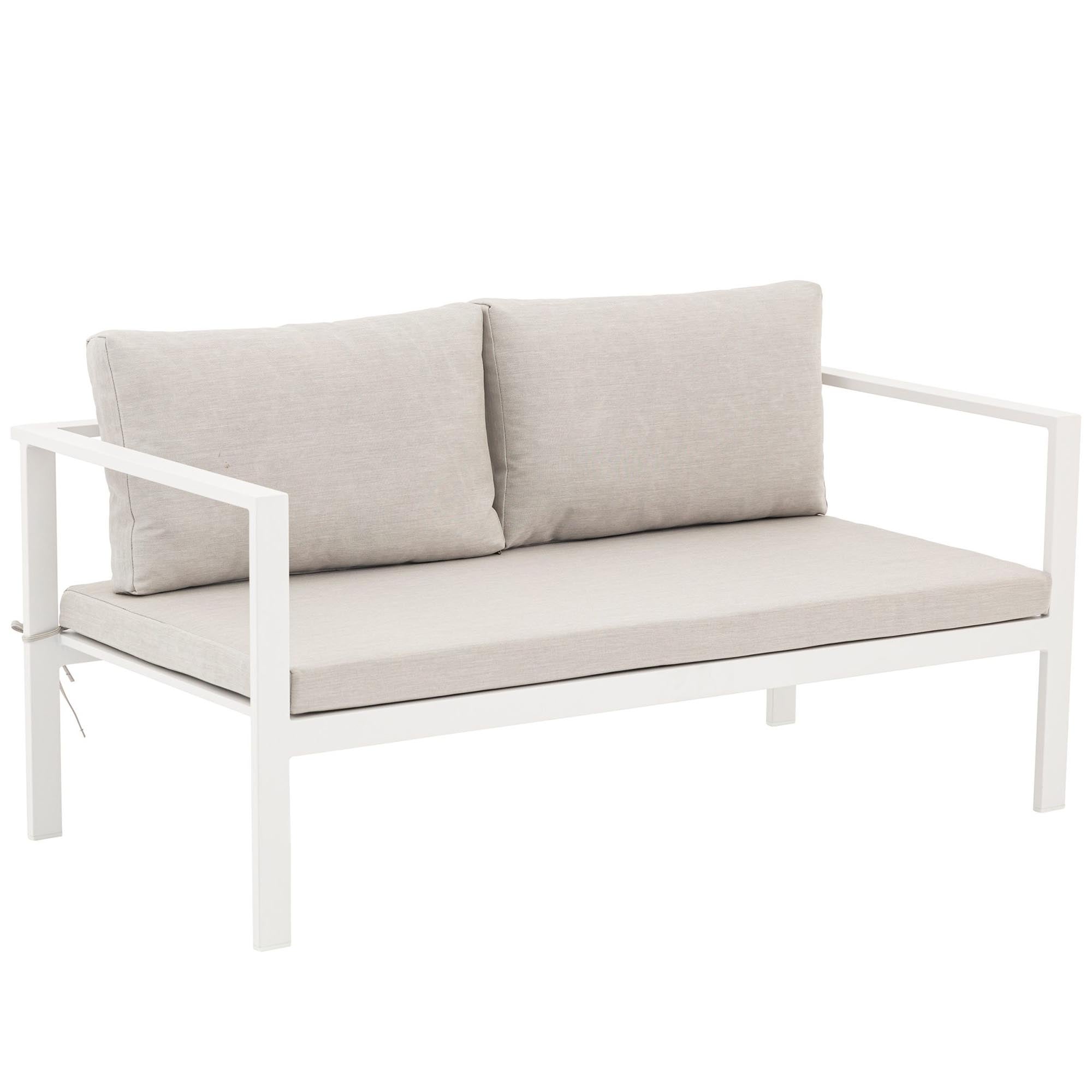 Luxuriöses Wetterfestes Aluminium Garten Lounge Set für Terrasse & Balkon