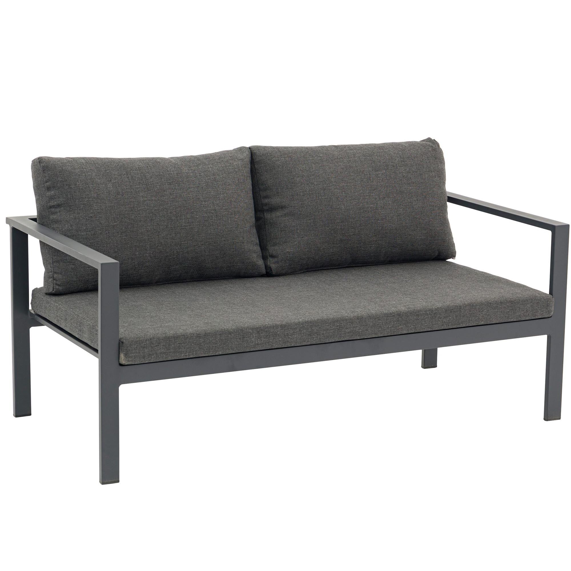 Luxuriöses Wetterfestes Aluminium Garten Lounge Set für Terrasse & Balkon
