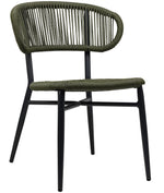 Lade das Bild in den Galerie-Viewer, Luxuriöses 4er Set Gartenstuhl Noura Rope Design – Robuste Outdoor Stühle
