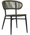 Noura Seil-Design Gartenstuhl 4er Set: Stilvolle Outdoor-Stühle für Terrasse & Balkon