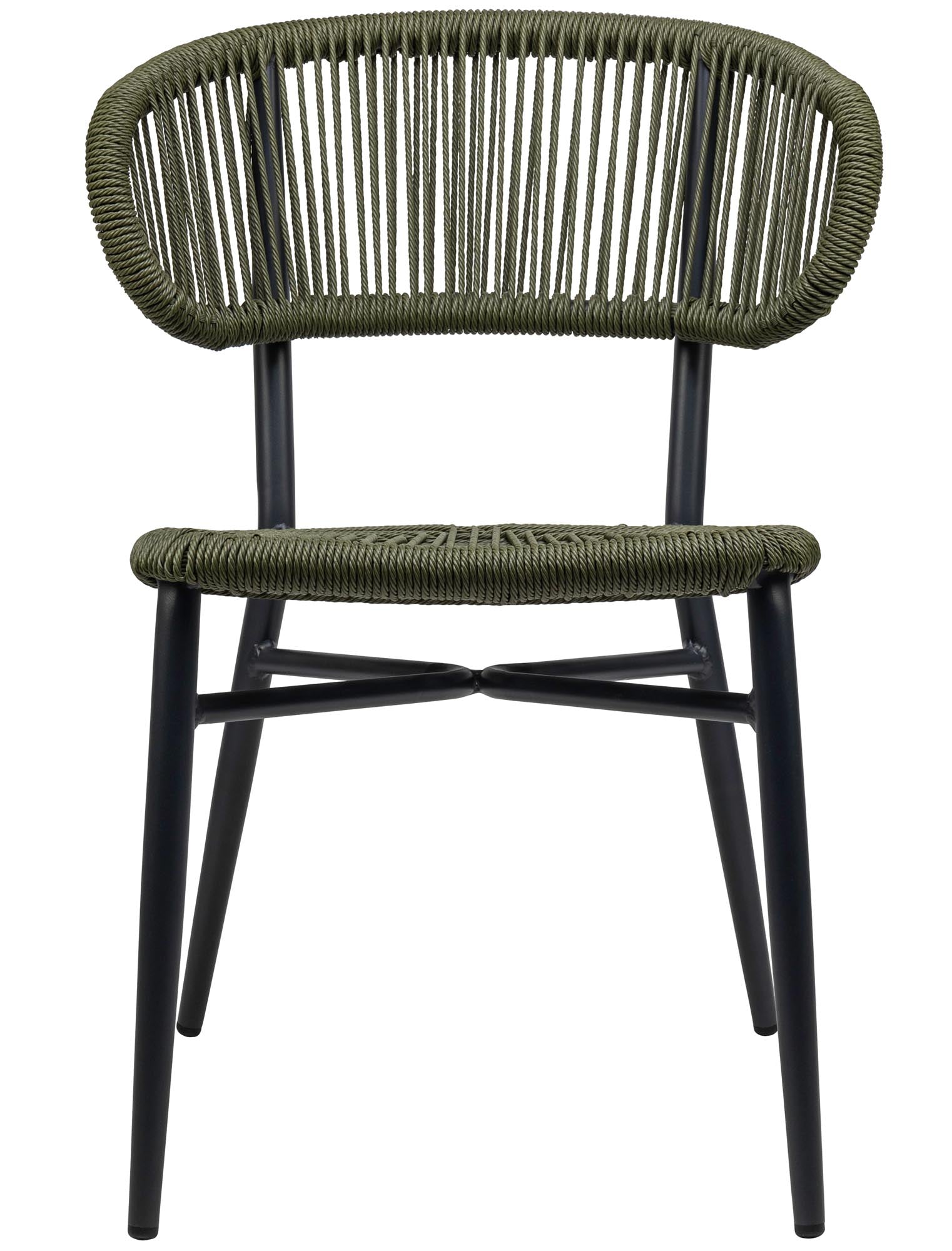 Noura Seil-Design Gartenstuhl 4er Set: Stilvolle Outdoor-Stühle für Terrasse & Balkon