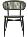 Noura Seil-Design Gartenstuhl 4er Set: Stilvolle Outdoor-Stühle für Terrasse & Balkon